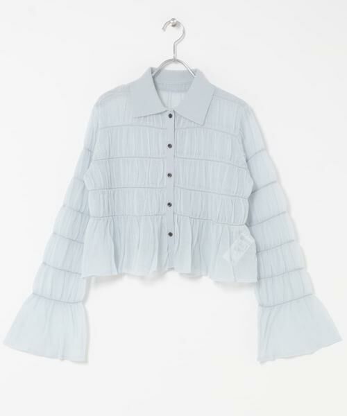 SENSE OF PLACE by URBAN RESEARCH / センスオブプレイス バイ アーバンリサーチ カーディガン・ボレロ | 『洗濯可』シャーリングエリツキニットカーディガン | 詳細5