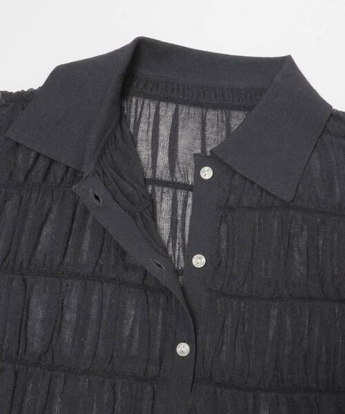 SENSE OF PLACE by URBAN RESEARCH / センスオブプレイス バイ アーバンリサーチ カーディガン・ボレロ | 『洗濯可』シャーリングエリツキニットカーディガン | 詳細13