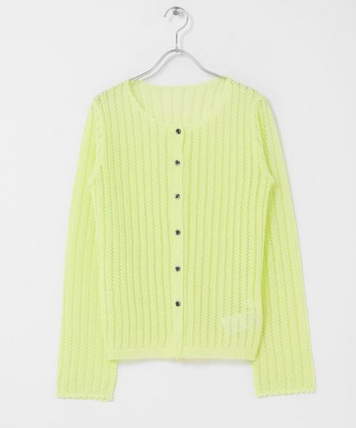 SENSE OF PLACE by URBAN RESEARCH / センスオブプレイス バイ アーバンリサーチ カーディガン・ボレロ | 『洗濯可』スカラップレースアミカーディガン | 詳細5