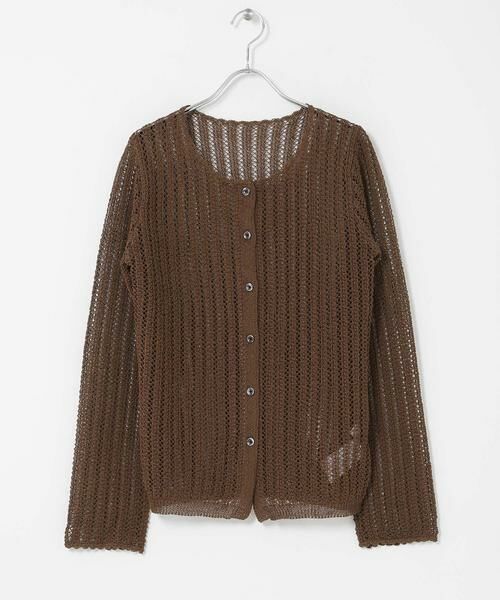 SENSE OF PLACE by URBAN RESEARCH / センスオブプレイス バイ アーバンリサーチ カーディガン・ボレロ | 『洗濯可』スカラップレースアミカーディガン | 詳細12