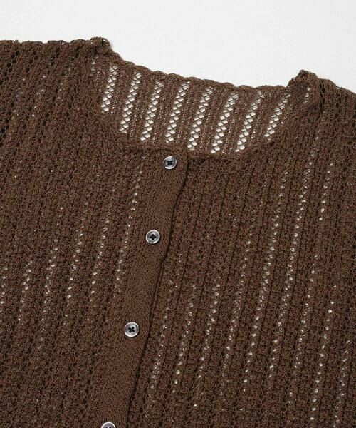 SENSE OF PLACE by URBAN RESEARCH / センスオブプレイス バイ アーバンリサーチ カーディガン・ボレロ | 『洗濯可』スカラップレースアミカーディガン | 詳細13
