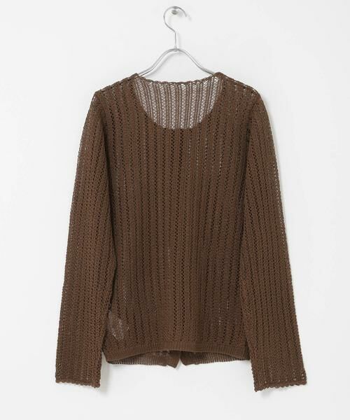 SENSE OF PLACE by URBAN RESEARCH / センスオブプレイス バイ アーバンリサーチ カーディガン・ボレロ | 『洗濯可』スカラップレースアミカーディガン | 詳細15