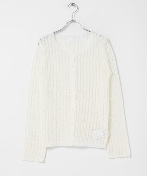 SENSE OF PLACE by URBAN RESEARCH / センスオブプレイス バイ アーバンリサーチ カーディガン・ボレロ | 『洗濯可』スカラップレースアミカーディガン | 詳細23