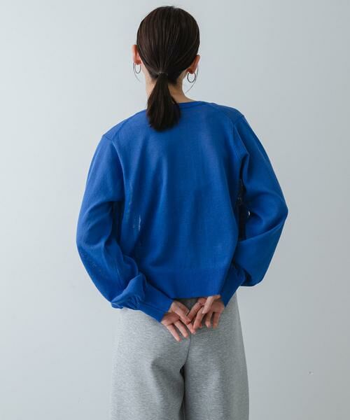 SENSE OF PLACE by URBAN RESEARCH / センスオブプレイス バイ アーバンリサーチ カーディガン・ボレロ | 『洗濯可』UVケアポケットシアーカーディガン | 詳細2