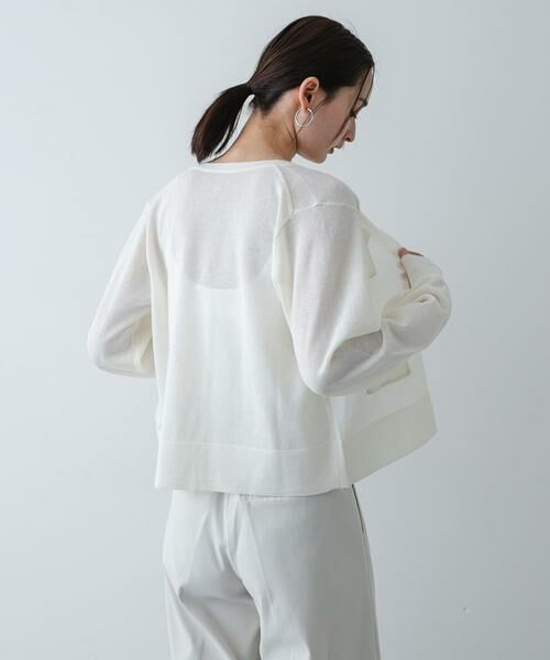 SENSE OF PLACE by URBAN RESEARCH / センスオブプレイス バイ アーバンリサーチ カーディガン・ボレロ | 『洗濯可』UVケアポケットシアーカーディガン | 詳細12