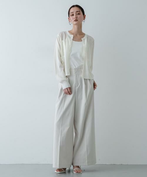 SENSE OF PLACE by URBAN RESEARCH / センスオブプレイス バイ アーバンリサーチ カーディガン・ボレロ | 『洗濯可』UVケアポケットシアーカーディガン | 詳細13