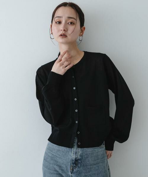 SENSE OF PLACE by URBAN RESEARCH / センスオブプレイス バイ アーバンリサーチ カーディガン・ボレロ | 『洗濯可』UVケアポケットシアーカーディガン | 詳細18
