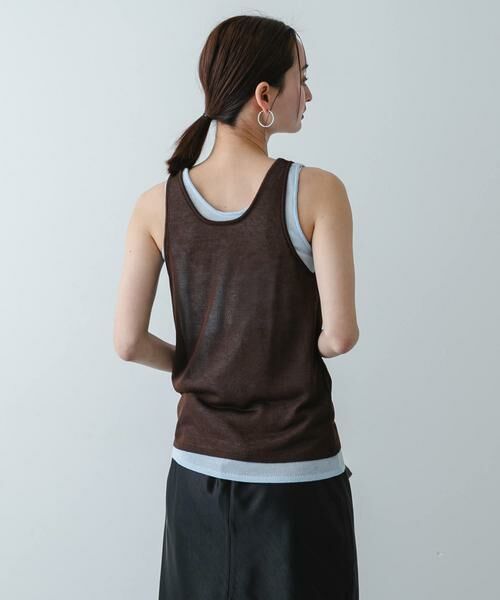 SENSE OF PLACE by URBAN RESEARCH / センスオブプレイス バイ アーバンリサーチ タンクトップ | 『洗濯可』アンサンブルニットタンクトップ | 詳細3