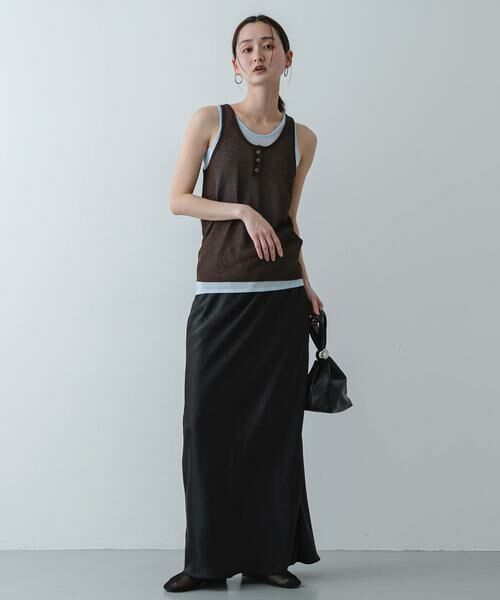 SENSE OF PLACE by URBAN RESEARCH / センスオブプレイス バイ アーバンリサーチ タンクトップ | 『洗濯可』アンサンブルニットタンクトップ | 詳細4