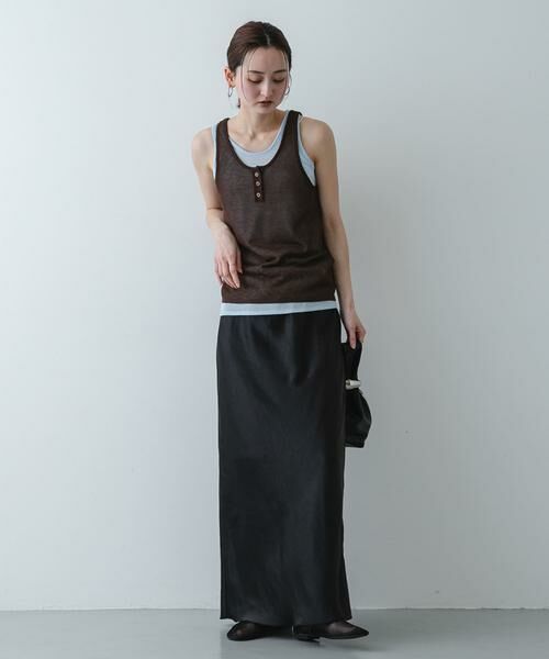 SENSE OF PLACE by URBAN RESEARCH / センスオブプレイス バイ アーバンリサーチ タンクトップ | 『洗濯可』アンサンブルニットタンクトップ | 詳細5