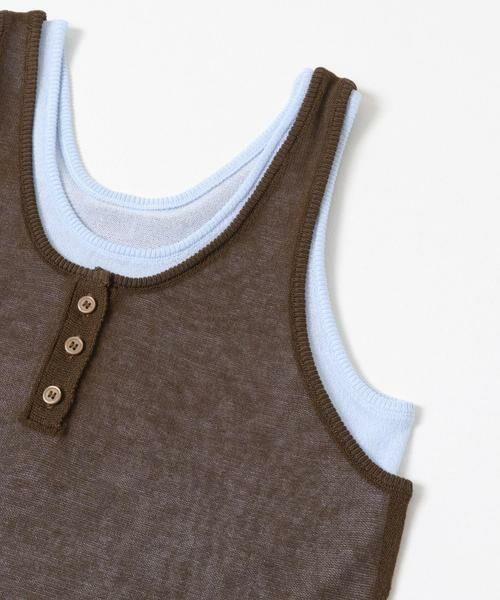 SENSE OF PLACE by URBAN RESEARCH / センスオブプレイス バイ アーバンリサーチ タンクトップ | 『洗濯可』アンサンブルニットタンクトップ | 詳細8