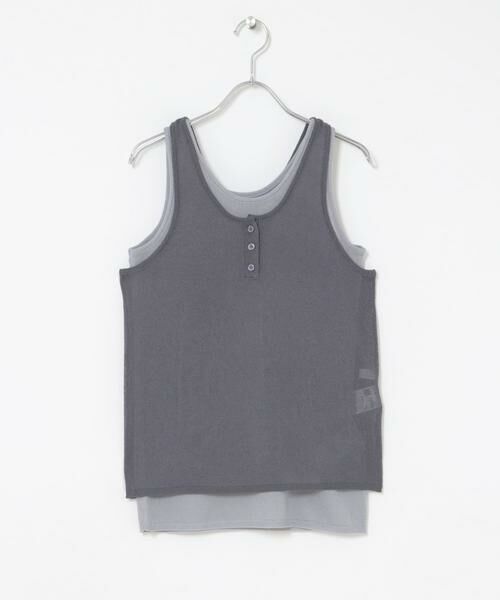 SENSE OF PLACE by URBAN RESEARCH / センスオブプレイス バイ アーバンリサーチ タンクトップ | 『洗濯可』アンサンブルニットタンクトップ | 詳細21