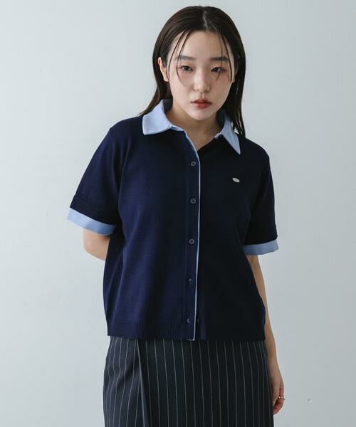 SENSE OF PLACE by URBAN RESEARCH / センスオブプレイス バイ アーバンリサーチ カーディガン・ボレロ | 『洗濯可』シャツドッキングカーディガン | 詳細8