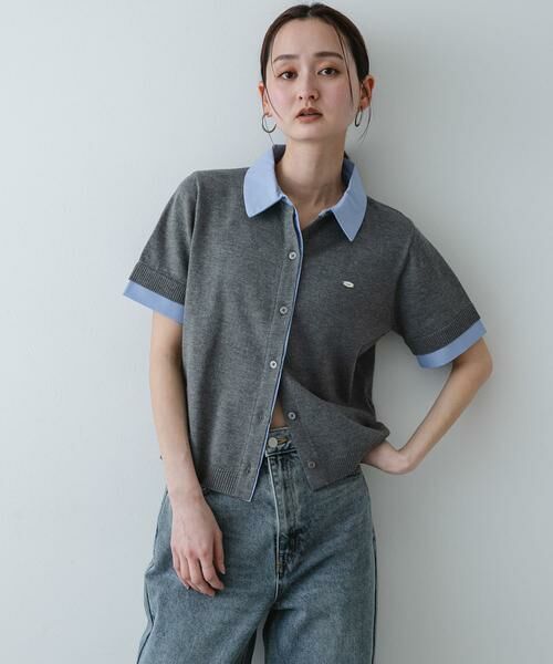 SENSE OF PLACE by URBAN RESEARCH / センスオブプレイス バイ アーバンリサーチ カーディガン・ボレロ | 『洗濯可』シャツドッキングカーディガン | 詳細18