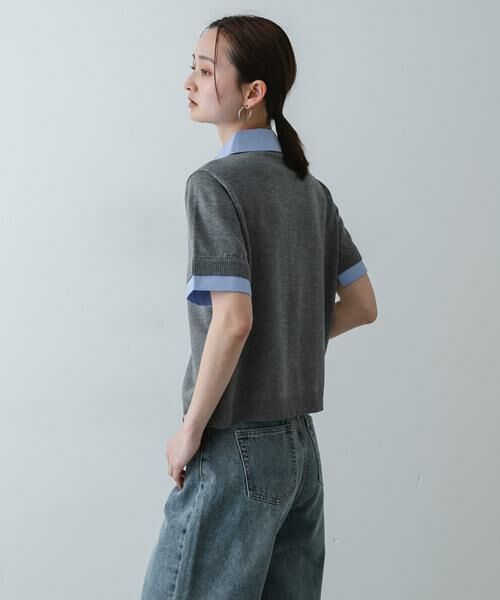 SENSE OF PLACE by URBAN RESEARCH / センスオブプレイス バイ アーバンリサーチ カーディガン・ボレロ | 『洗濯可』シャツドッキングカーディガン | 詳細19