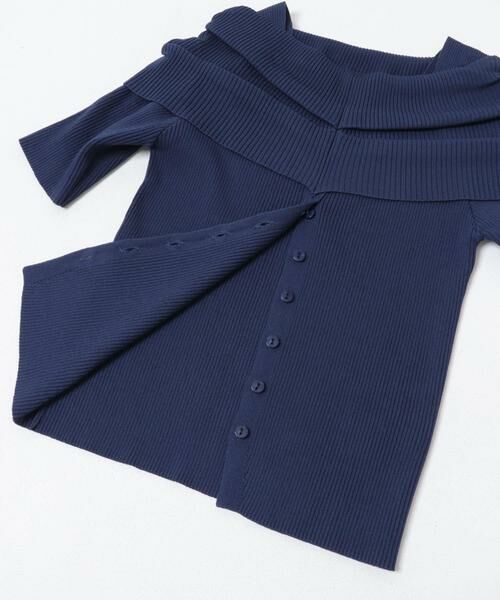 SENSE OF PLACE by URBAN RESEARCH / センスオブプレイス バイ アーバンリサーチ ニット・セーター | 『洗濯可』オフショルリブセーター(半袖) | 詳細13