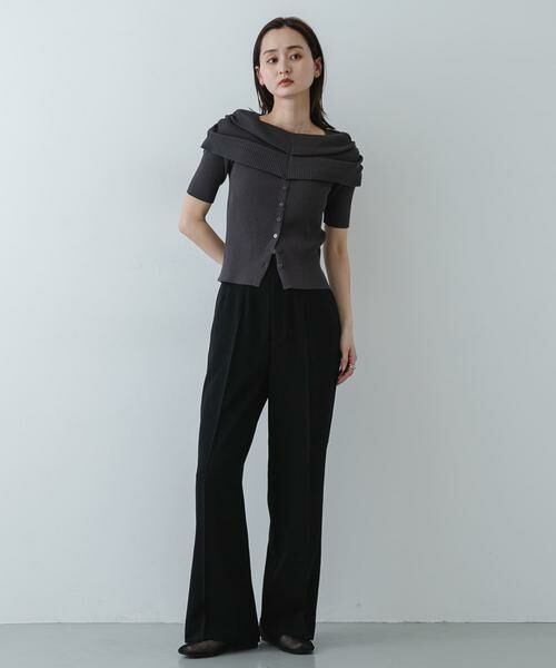 SENSE OF PLACE by URBAN RESEARCH / センスオブプレイス バイ アーバンリサーチ ニット・セーター | 『洗濯可』オフショルリブセーター(半袖) | 詳細26