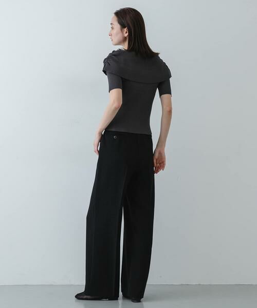 SENSE OF PLACE by URBAN RESEARCH / センスオブプレイス バイ アーバンリサーチ ニット・セーター | 『洗濯可』オフショルリブセーター(半袖) | 詳細27