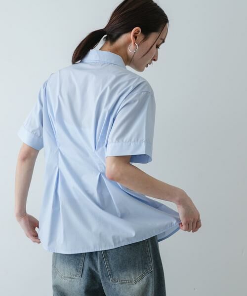 SENSE OF PLACE by URBAN RESEARCH / センスオブプレイス バイ アーバンリサーチ シャツ・ブラウス | 『イージーケア』ウエストタックハーフスリーブシャツ | 詳細2