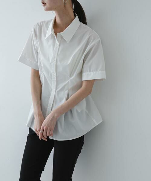 SENSE OF PLACE by URBAN RESEARCH / センスオブプレイス バイ アーバンリサーチ シャツ・ブラウス | 『イージーケア』ウエストタックハーフスリーブシャツ | 詳細14