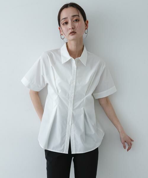 SENSE OF PLACE by URBAN RESEARCH / センスオブプレイス バイ アーバンリサーチ シャツ・ブラウス | 『イージーケア』ウエストタックハーフスリーブシャツ | 詳細15