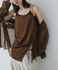 SENSE OF PLACE by URBAN RESEARCH / センスオブプレイス バイ アーバンリサーチ キャミソール・チューブトップ | アシメリボンキャミソール