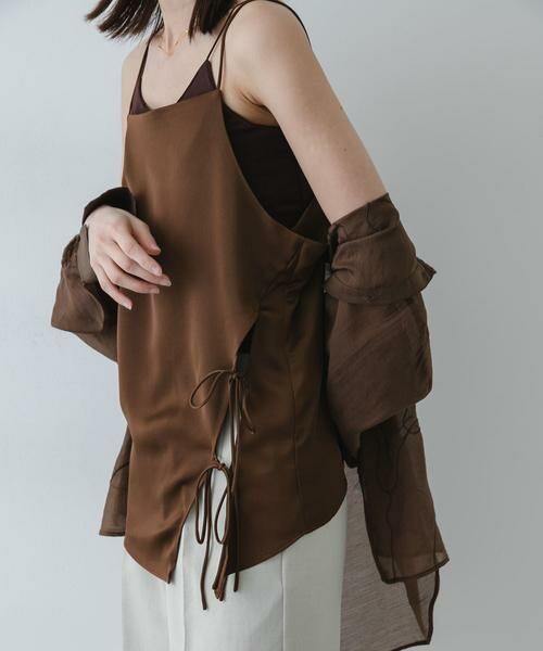 SENSE OF PLACE by URBAN RESEARCH / センスオブプレイス バイ アーバンリサーチ キャミソール・チューブトップ | アシメリボンキャミソール | 詳細1