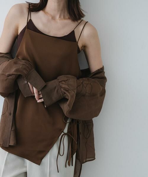 SENSE OF PLACE by URBAN RESEARCH / センスオブプレイス バイ アーバンリサーチ キャミソール・チューブトップ | アシメリボンキャミソール | 詳細2