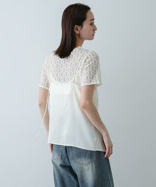 SENSE OF PLACE by URBAN RESEARCH / センスオブプレイス バイ アーバンリサーチ キャミソール・チューブトップ | アシメリボンキャミソール | 詳細11