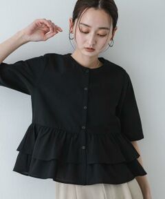 SENSE OF PLACE by URBAN RESEARCH / センスオブプレイス バイ アーバンリサーチ シャツ・ブラウス | フリルペプラムブラウス