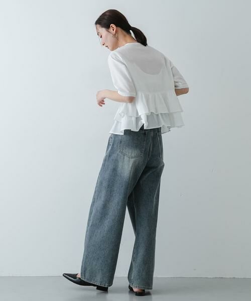 SENSE OF PLACE by URBAN RESEARCH / センスオブプレイス バイ アーバンリサーチ シャツ・ブラウス | フリルペプラムブラウス | 詳細18