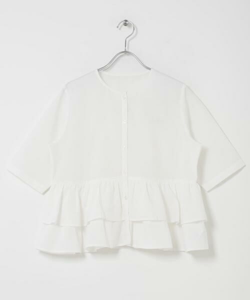 SENSE OF PLACE by URBAN RESEARCH / センスオブプレイス バイ アーバンリサーチ シャツ・ブラウス | フリルペプラムブラウス | 詳細19