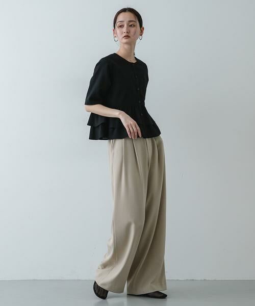 SENSE OF PLACE by URBAN RESEARCH / センスオブプレイス バイ アーバンリサーチ シャツ・ブラウス | フリルペプラムブラウス | 詳細24