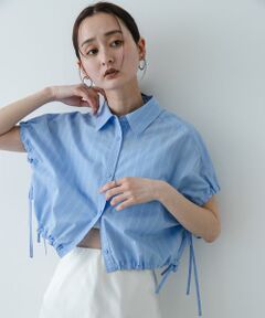 SENSE OF PLACE by URBAN RESEARCH / センスオブプレイス バイ アーバンリサーチ シャツ・ブラウス | 『イージーケア』クロップドギャザーシャツ