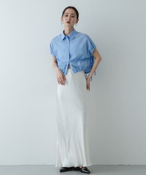 SENSE OF PLACE by URBAN RESEARCH / センスオブプレイス バイ アーバンリサーチ シャツ・ブラウス | 『イージーケア』クロップドギャザーシャツ | 詳細3