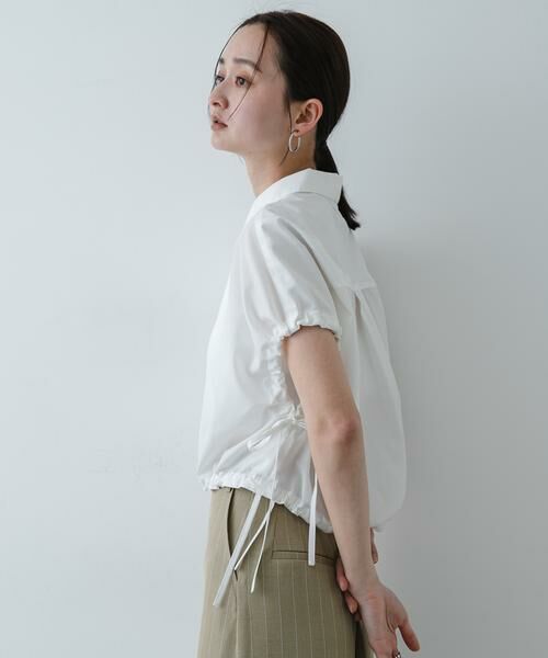 SENSE OF PLACE by URBAN RESEARCH / センスオブプレイス バイ アーバンリサーチ シャツ・ブラウス | 『イージーケア』クロップドギャザーシャツ | 詳細15
