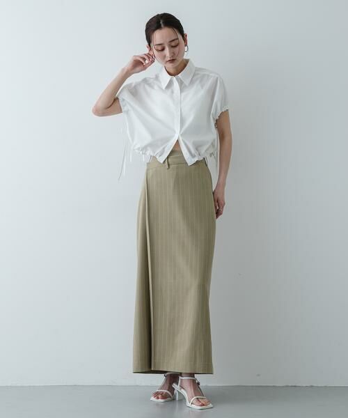 SENSE OF PLACE by URBAN RESEARCH / センスオブプレイス バイ アーバンリサーチ シャツ・ブラウス | 『イージーケア』クロップドギャザーシャツ | 詳細18