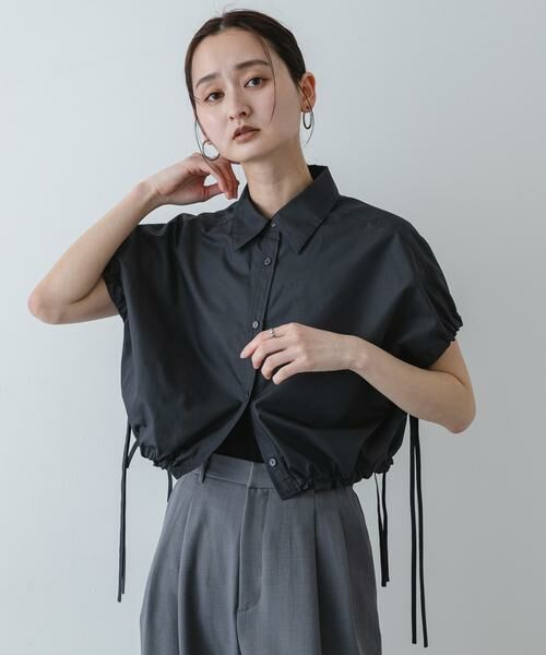 SENSE OF PLACE by URBAN RESEARCH / センスオブプレイス バイ アーバンリサーチ シャツ・ブラウス | 『イージーケア』クロップドギャザーシャツ | 詳細21