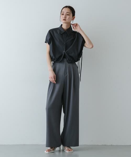 SENSE OF PLACE by URBAN RESEARCH / センスオブプレイス バイ アーバンリサーチ シャツ・ブラウス | 『イージーケア』クロップドギャザーシャツ | 詳細25