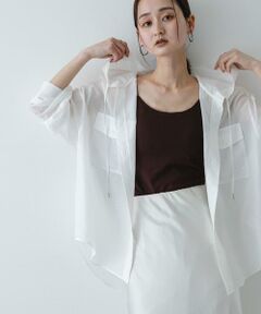 SENSE OF PLACE by URBAN RESEARCH / センスオブプレイス バイ アーバンリサーチ シャツ・ブラウス | シアーフーディシャツ