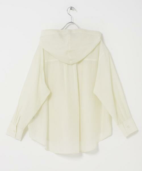 SENSE OF PLACE by URBAN RESEARCH / センスオブプレイス バイ アーバンリサーチ シャツ・ブラウス | シアーフーディシャツ | 詳細11