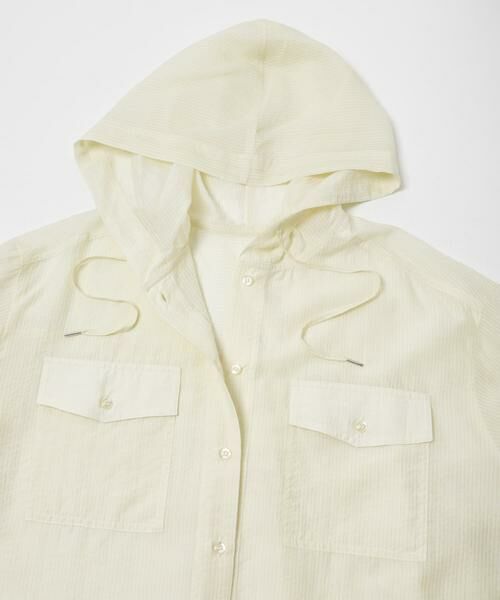 SENSE OF PLACE by URBAN RESEARCH / センスオブプレイス バイ アーバンリサーチ シャツ・ブラウス | シアーフーディシャツ | 詳細9