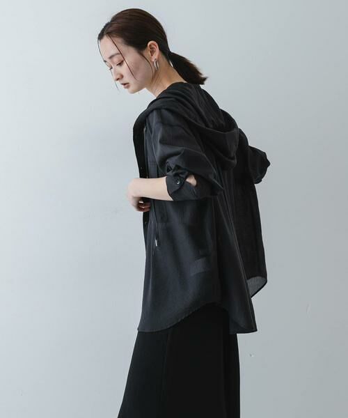 SENSE OF PLACE by URBAN RESEARCH / センスオブプレイス バイ アーバンリサーチ シャツ・ブラウス | シアーフーディシャツ | 詳細22