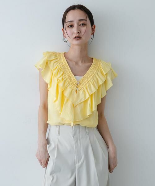 SENSE OF PLACE by URBAN RESEARCH / センスオブプレイス バイ アーバンリサーチ シャツ・ブラウス | ヨウリュウフリルブラウス | 詳細1
