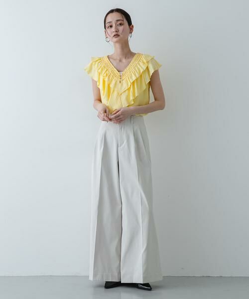 SENSE OF PLACE by URBAN RESEARCH / センスオブプレイス バイ アーバンリサーチ シャツ・ブラウス | ヨウリュウフリルブラウス | 詳細3