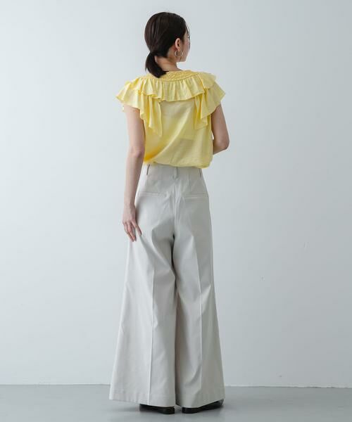 SENSE OF PLACE by URBAN RESEARCH / センスオブプレイス バイ アーバンリサーチ シャツ・ブラウス | ヨウリュウフリルブラウス | 詳細4