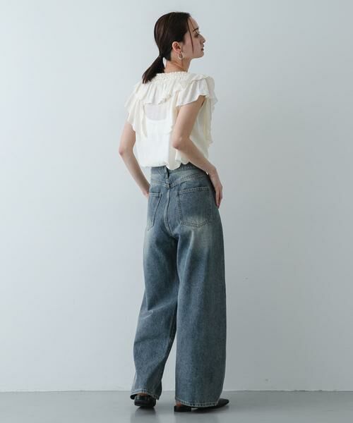 SENSE OF PLACE by URBAN RESEARCH / センスオブプレイス バイ アーバンリサーチ シャツ・ブラウス | ヨウリュウフリルブラウス | 詳細13