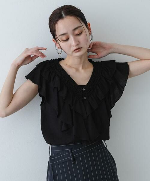 SENSE OF PLACE by URBAN RESEARCH / センスオブプレイス バイ アーバンリサーチ シャツ・ブラウス | ヨウリュウフリルブラウス | 詳細16