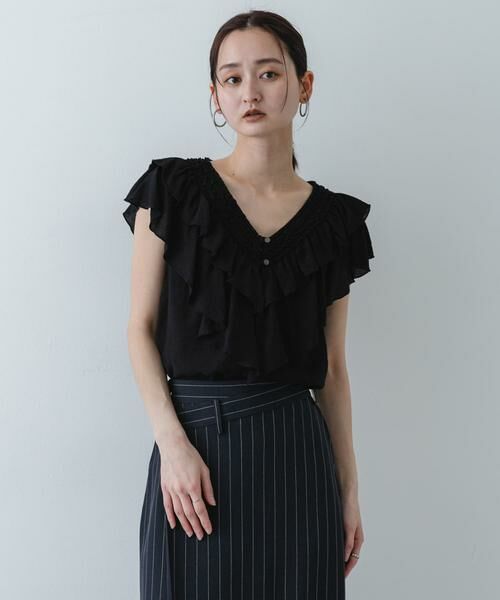 SENSE OF PLACE by URBAN RESEARCH / センスオブプレイス バイ アーバンリサーチ シャツ・ブラウス | ヨウリュウフリルブラウス | 詳細17