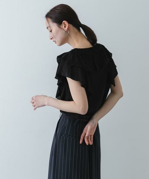 SENSE OF PLACE by URBAN RESEARCH / センスオブプレイス バイ アーバンリサーチ シャツ・ブラウス | ヨウリュウフリルブラウス | 詳細18